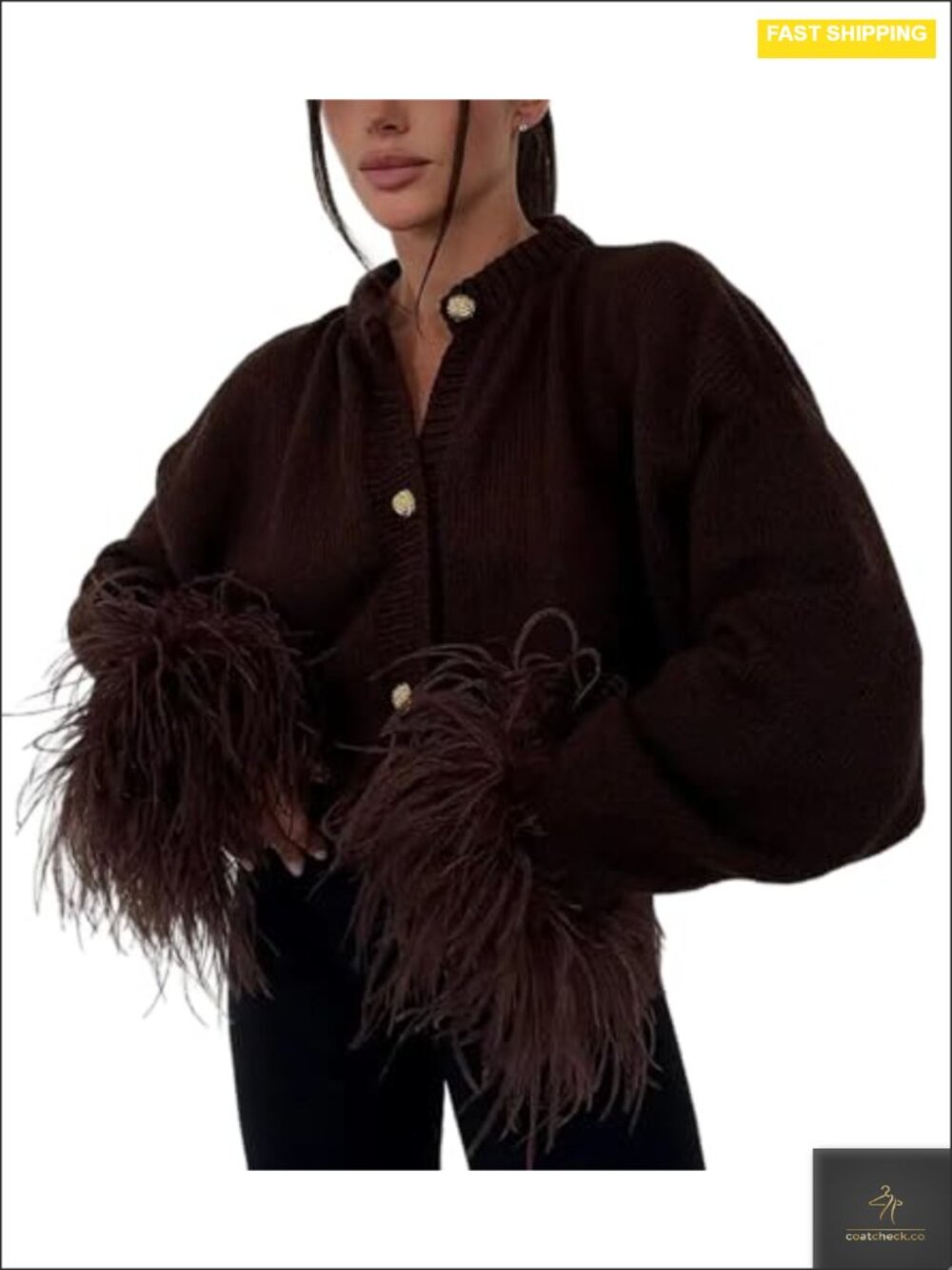 Cable Knit Cardigan Women Stretchy Casual Fringe Hem Long Sleeve Fall Jacket
